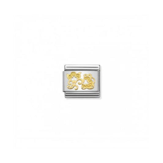 Classic Cashmere Flower Buds White Charm