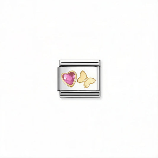 Composable Classic Faceted Pink Charm