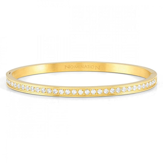 Pretty Bangles in Steel with CZ
