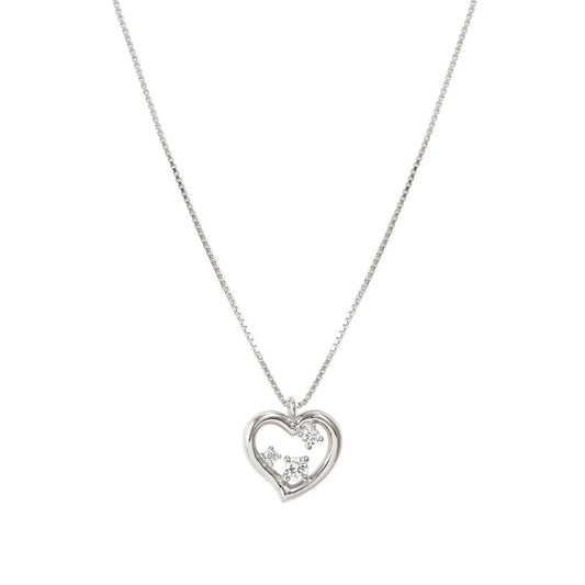 Dreams Beats Heart Sterling Silver Necklace