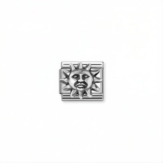 Composable Classic Silver Sun Charm