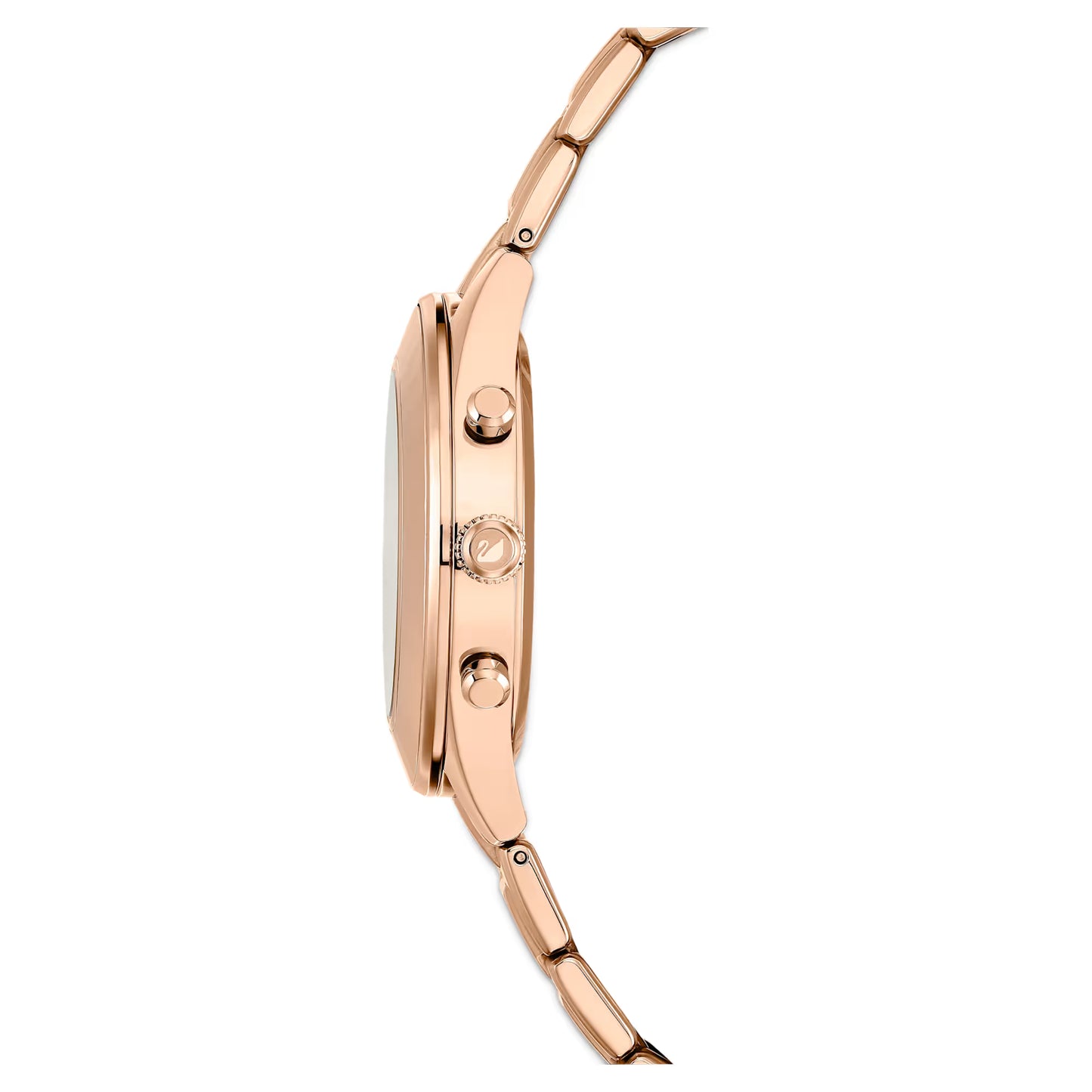 Octea lux sport watch, Swiss Made, Metal bracelet, Rose gold tone, Rose gold-tone finish