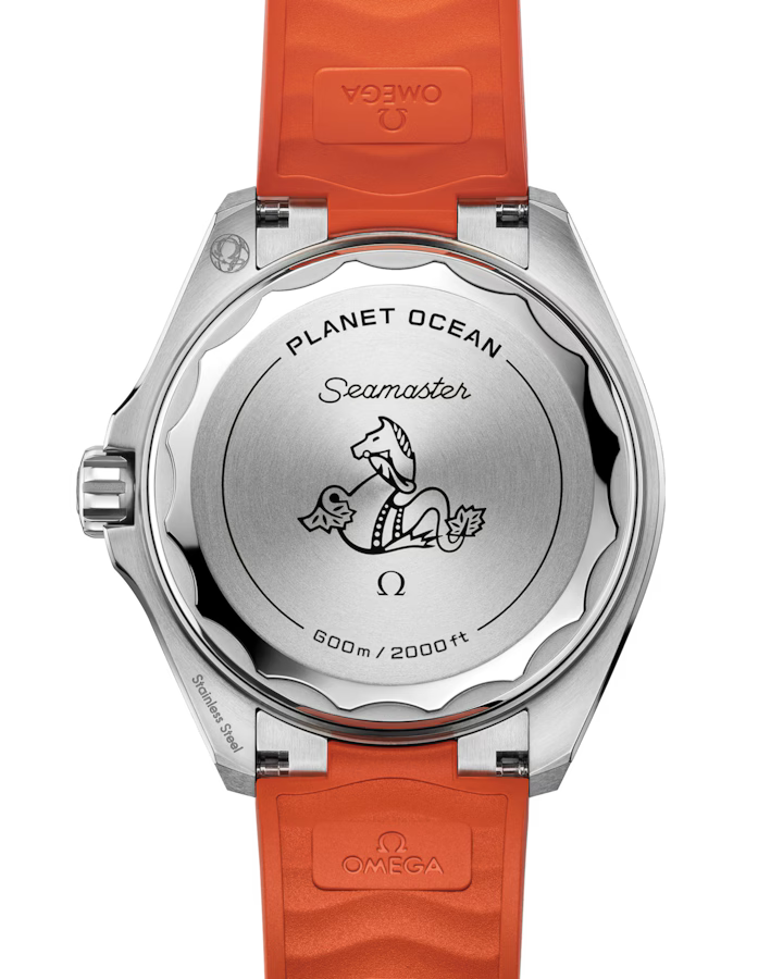 Seamaster Planet Ocean 600M 42mm Watch steel on rubber strap