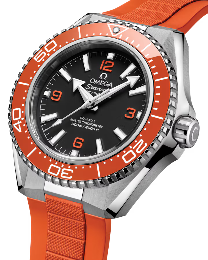 Seamaster Planet Ocean 600M 42mm Watch steel on rubber strap