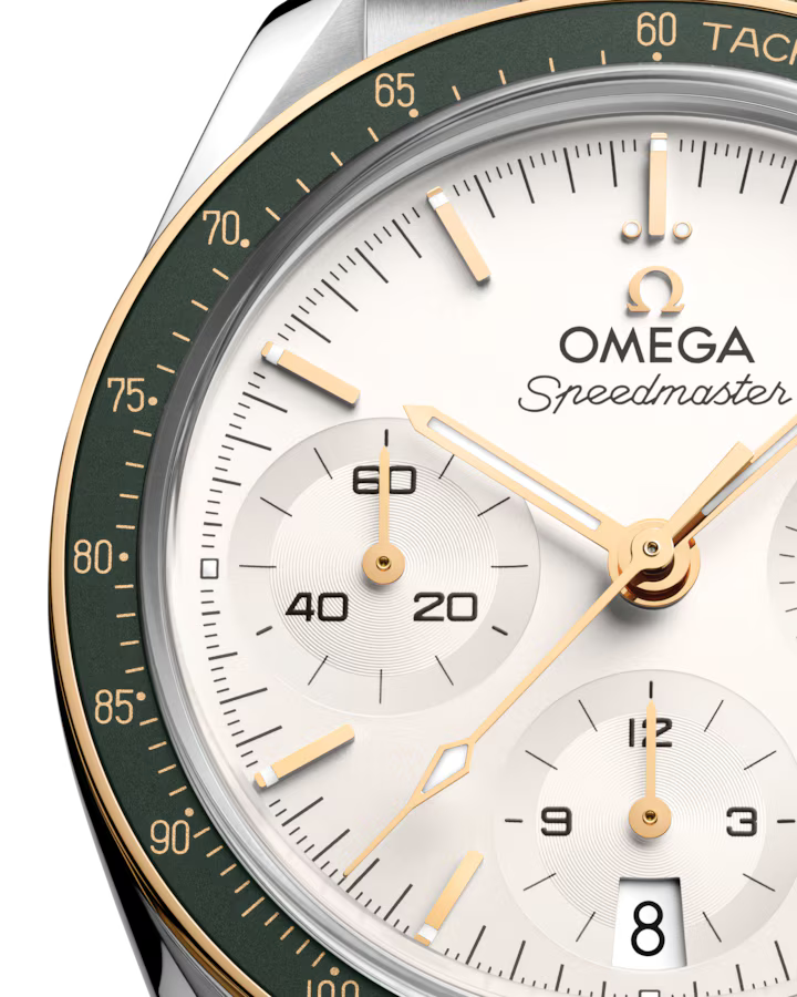 Speedmaster 38 38mm, Steel ‑ Moonshine™ Gold on Steel Watch