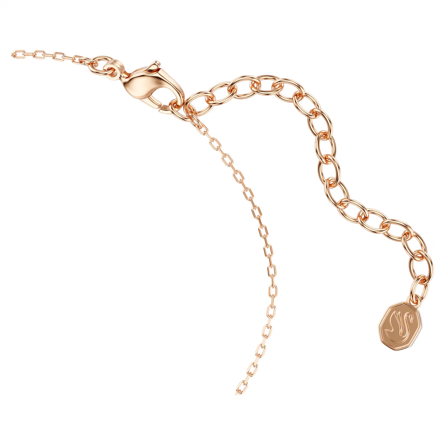 Only bracelet Round cut, Pink, 18K rose gold finish