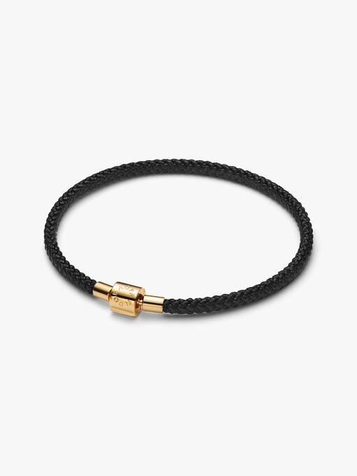 Pandora Shimmering Black Cord Bracelet