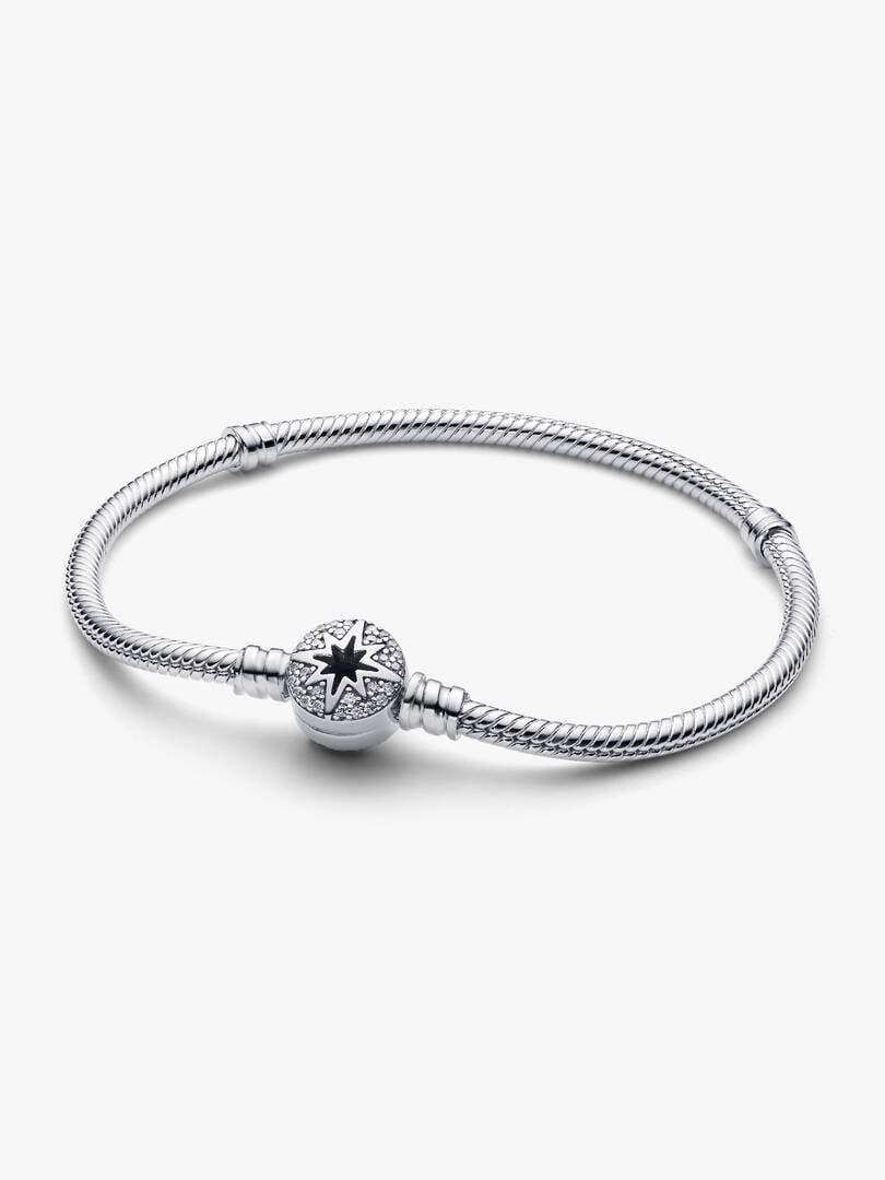 Pandora North Star Clasp Snake Chain Bracelet 593584C01