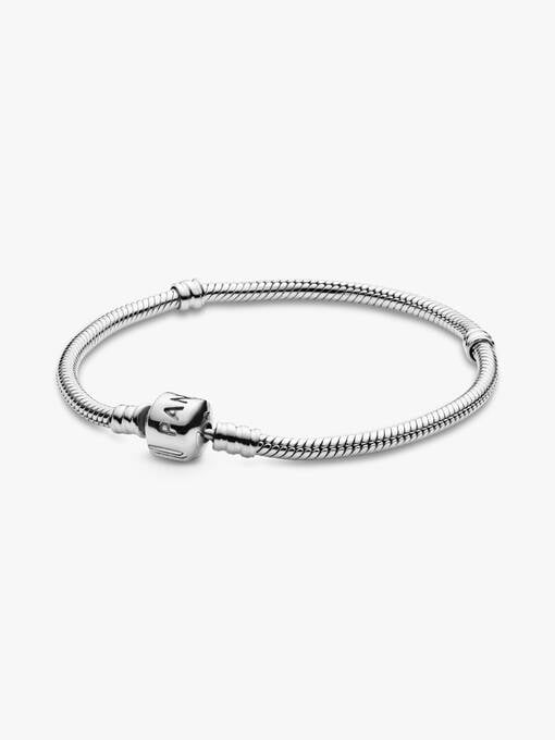 Pandora Barrel Clasp Snake Chain Bracelet