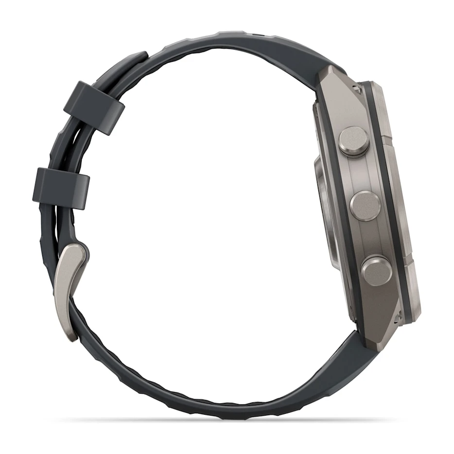 Garmin Fenix 9 Pro 47mm AMOLED Titanium with Graphite/Black Silicone Band