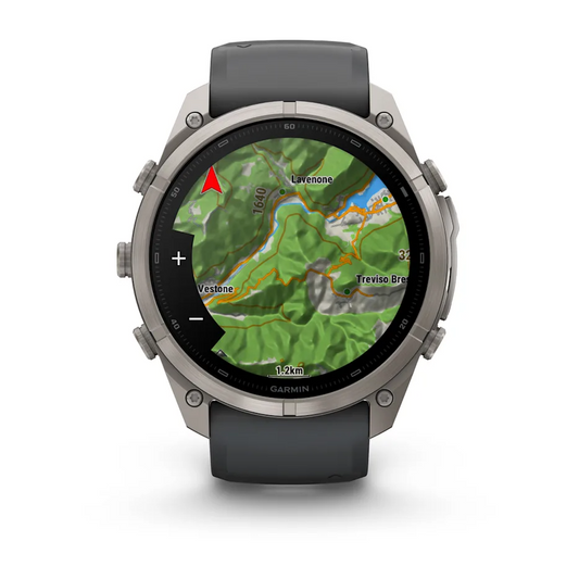 Garmin Fenix 9 Pro 51mm AMOLED Titanium with Graphite/Black Silicone Band