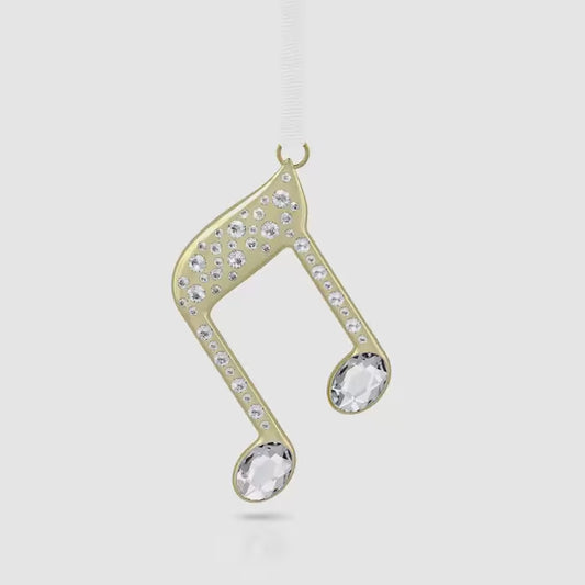 Holiday Magic Double Music Note Ornament