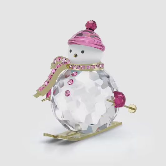 Holiday Cheers Dulcis Snowman, Pink