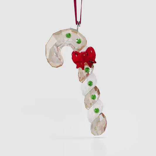 Holiday Cheers Gingerbread Candy Cane Ornament