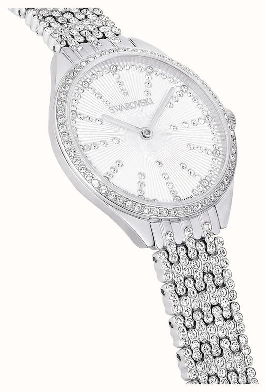 Attract watch, Swiss Made, Full pavé, Metal