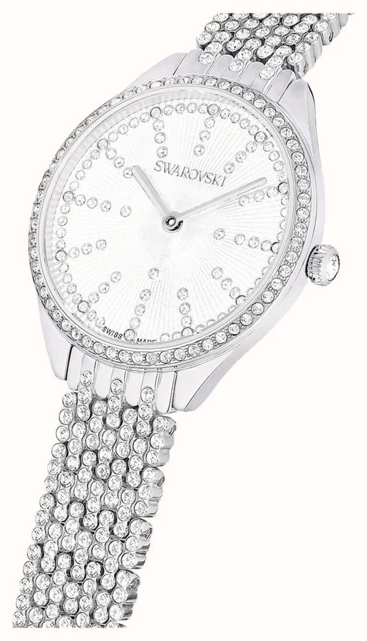 Attract watch, Swiss Made, Full pavé, Metal