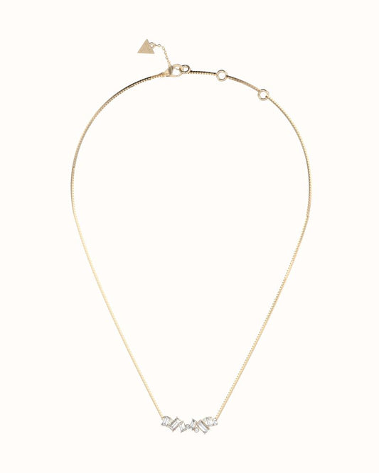 Guess Guess Womens Chandelier 16-18" Multi Stones Necklace