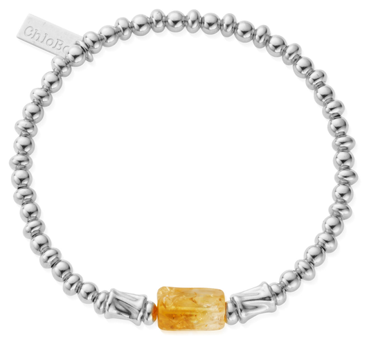 Sterling Silver Joy Spirit Bracelet - Citrine