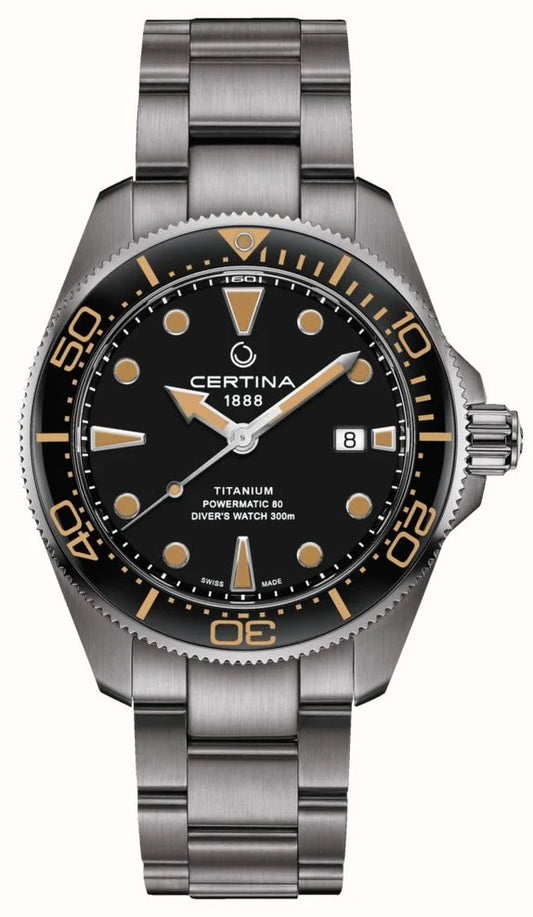 Certina DS Action Diver Titanium 43mm mens watch