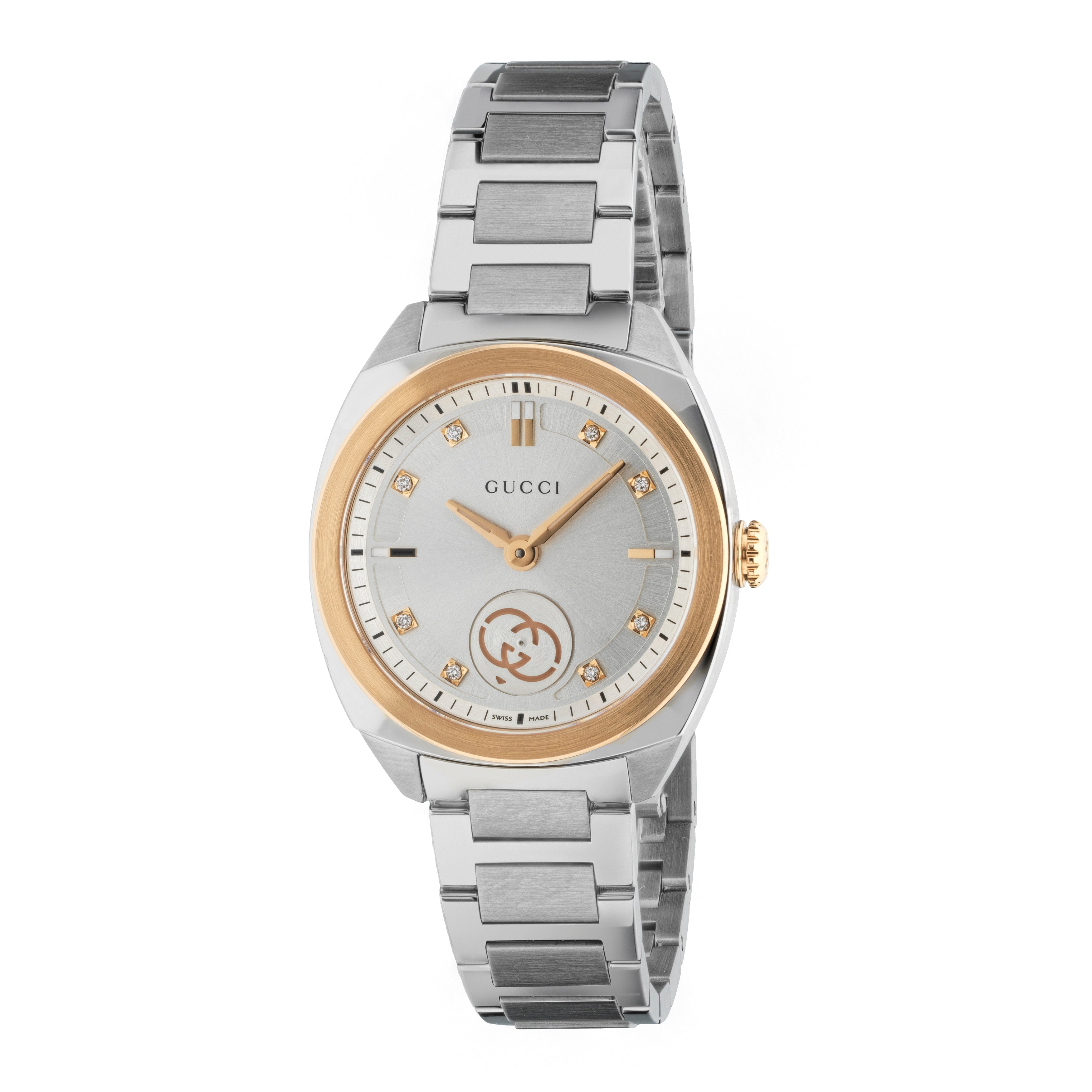 Gucci Interlocking 29mm Stainless Steel Quartz Watch – Market Cross ...