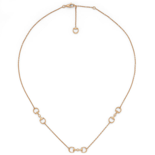 Horsebit Necklace Multi 42cm
