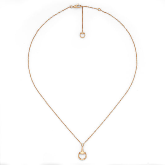Horsebit Necklace 42cm
