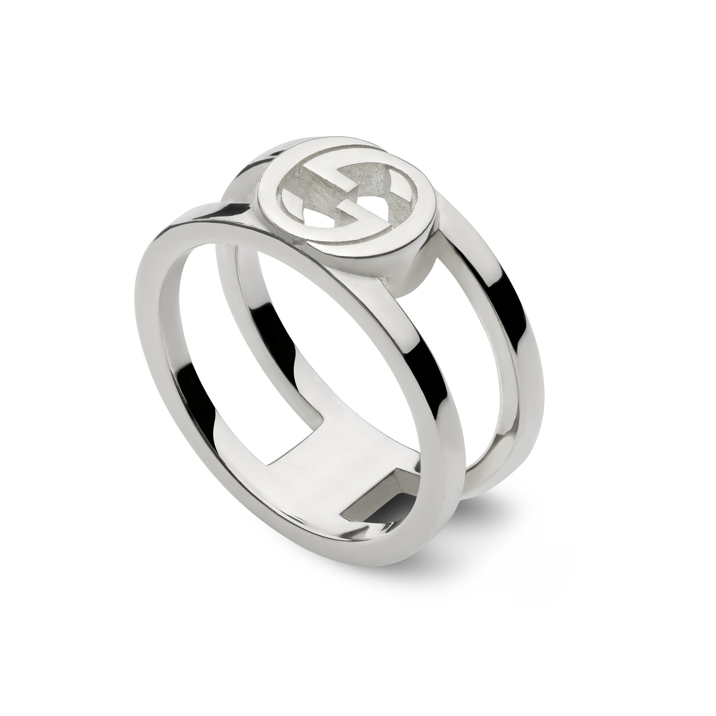 Gucci Interlocking G Sterling Silver 8.8mm Ring