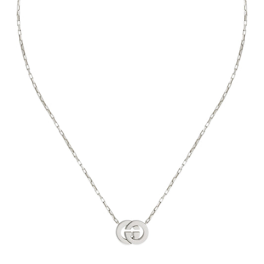 Gucci Interlocking Necklace in 925 Sterling Silver 45cm
