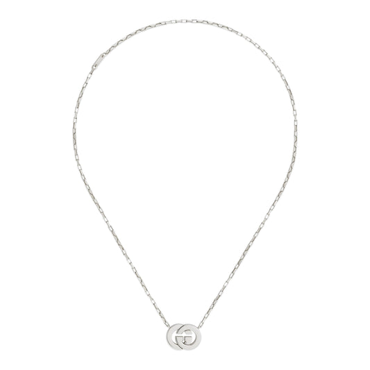 Gucci Interlocking Necklace in 925 Sterling Silver 45cm