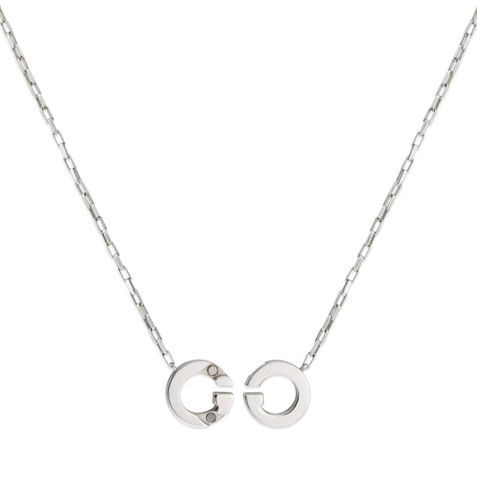 Gucci Interlocking Necklace in 925 Sterling Silver 45cm