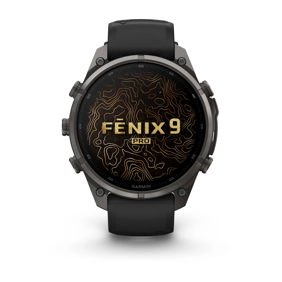 Garmin Fenix 9 Pro 47mm AMOLED Carbon Gray DLC Titanium with Black/Pebble Grey Silicone Band