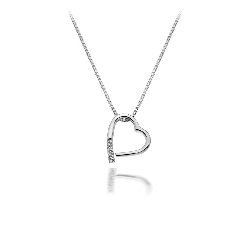 Silver Romantic Heart Necklace