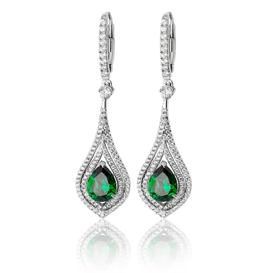 Tear Drop Silver & Co Earrings