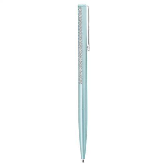 Shimmer ballpoint pen, Blue lacquered, chrome plated
