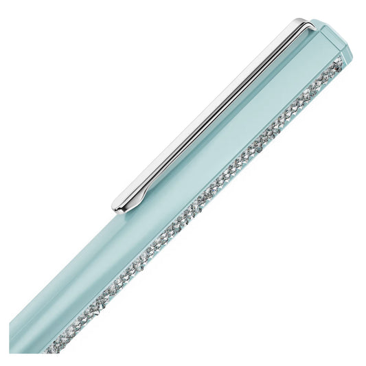 Shimmer ballpoint pen, Blue lacquered, chrome plated
