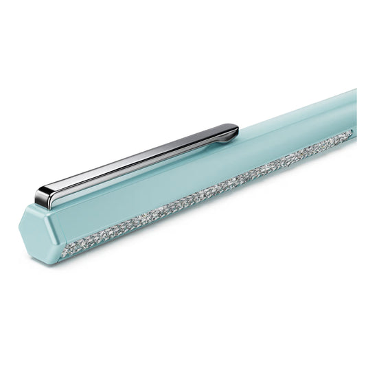 Shimmer ballpoint pen, Blue lacquered, chrome plated