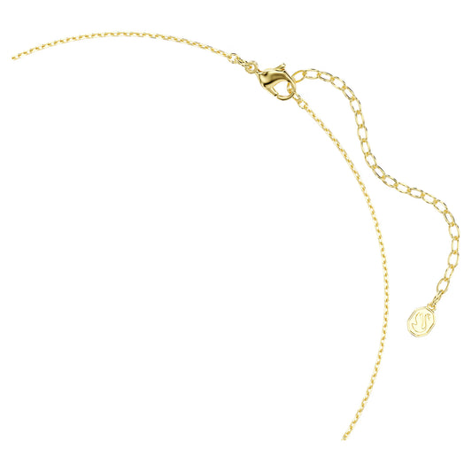 Sublima choker, Octagon cut, Green, 18K gold finish