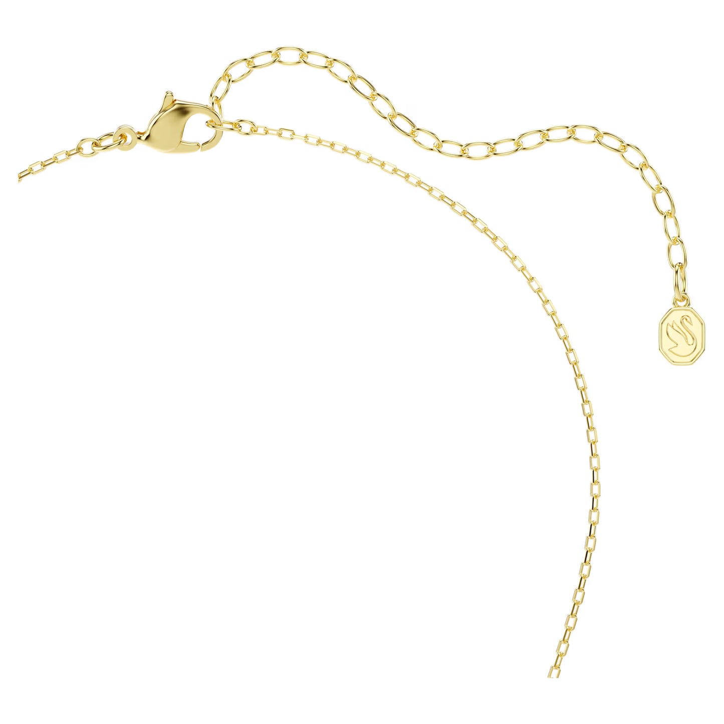 Sublima pendant, Octagon cut, Green, 18K gold finish