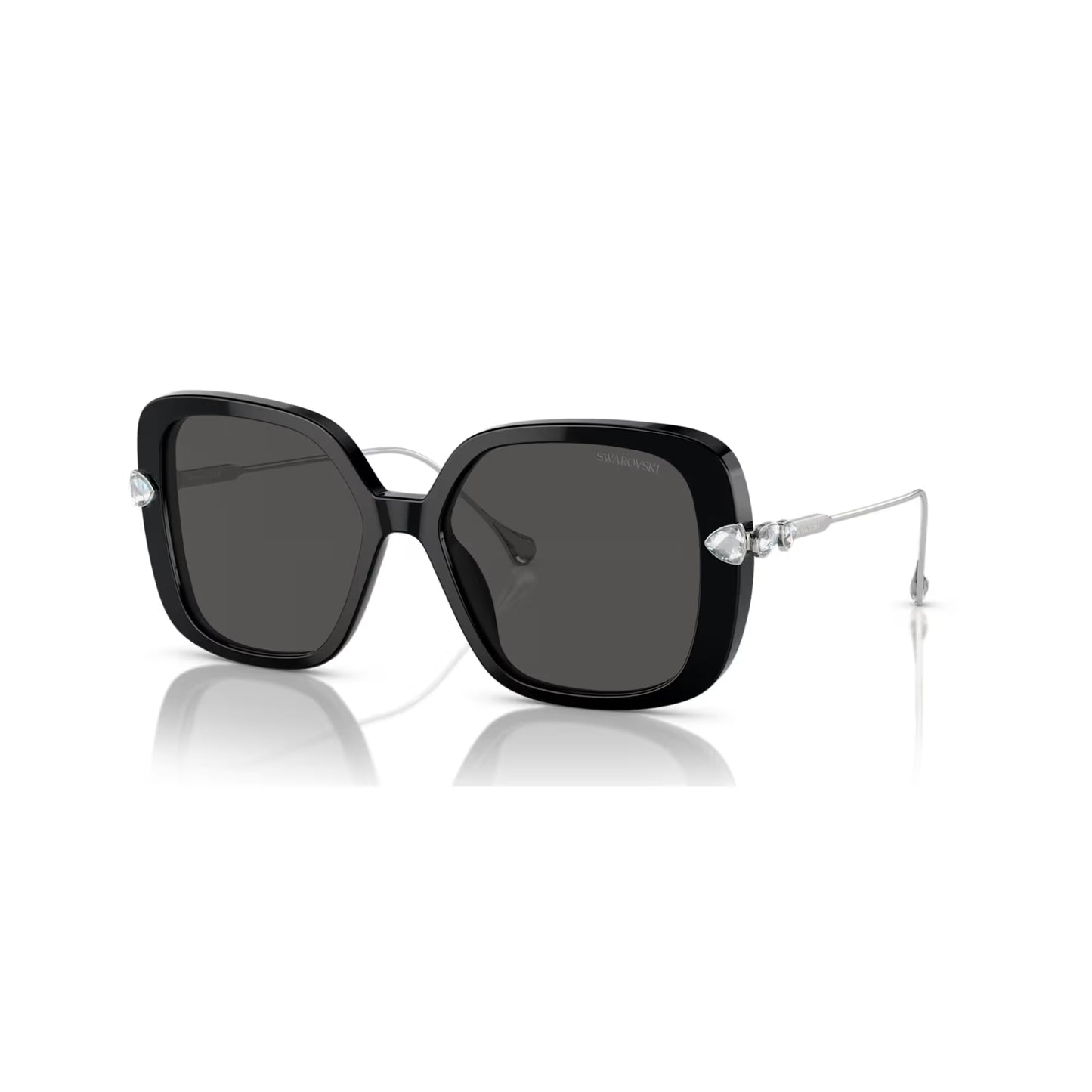 Sunglasses, Oversized, Square shape, SK6011, Black