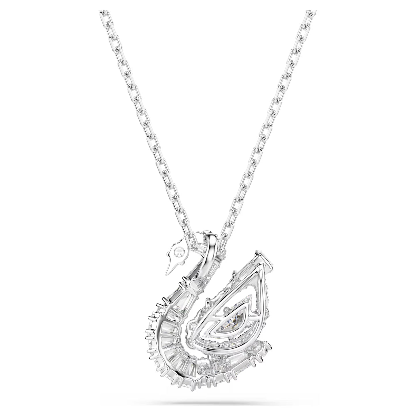 Swan pendant, Mixed cuts, Swan, White