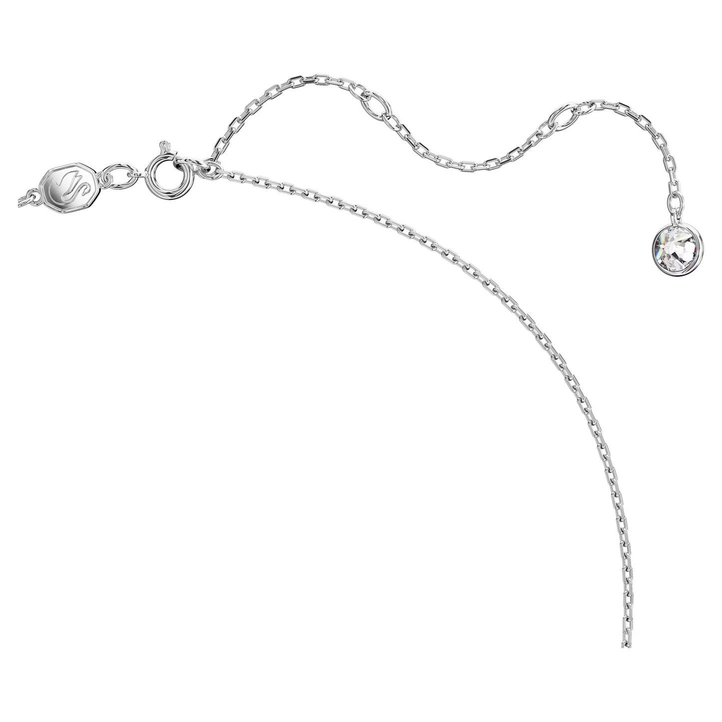 Swarovski Iconic Swan set, Swan, Blue, Rhodium