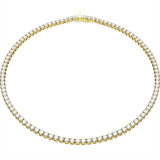 Matrix Cubic Zirconia Tennis Necklace