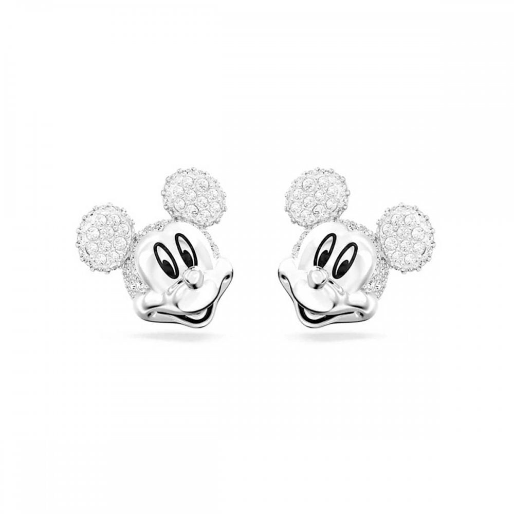 Disney Mickey Mouse Rhodium Plated Stud Earrings