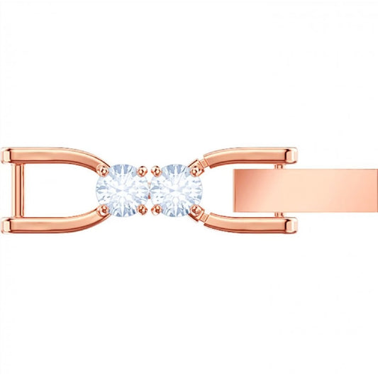 Rose gold Swarovski Tennis Deluxe Bracelet or Tennis Deluxe Necklace Rose Gold Tone Extender
