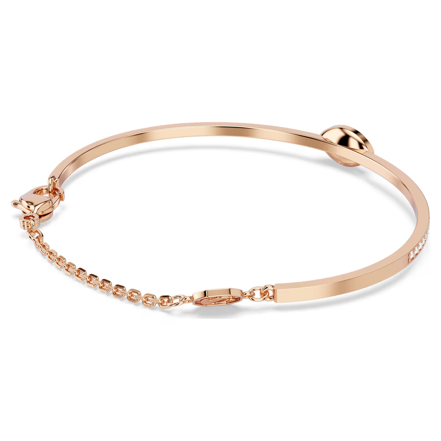 Symbolica bangle, Eye, Multicolored, Rose gold-tone plated