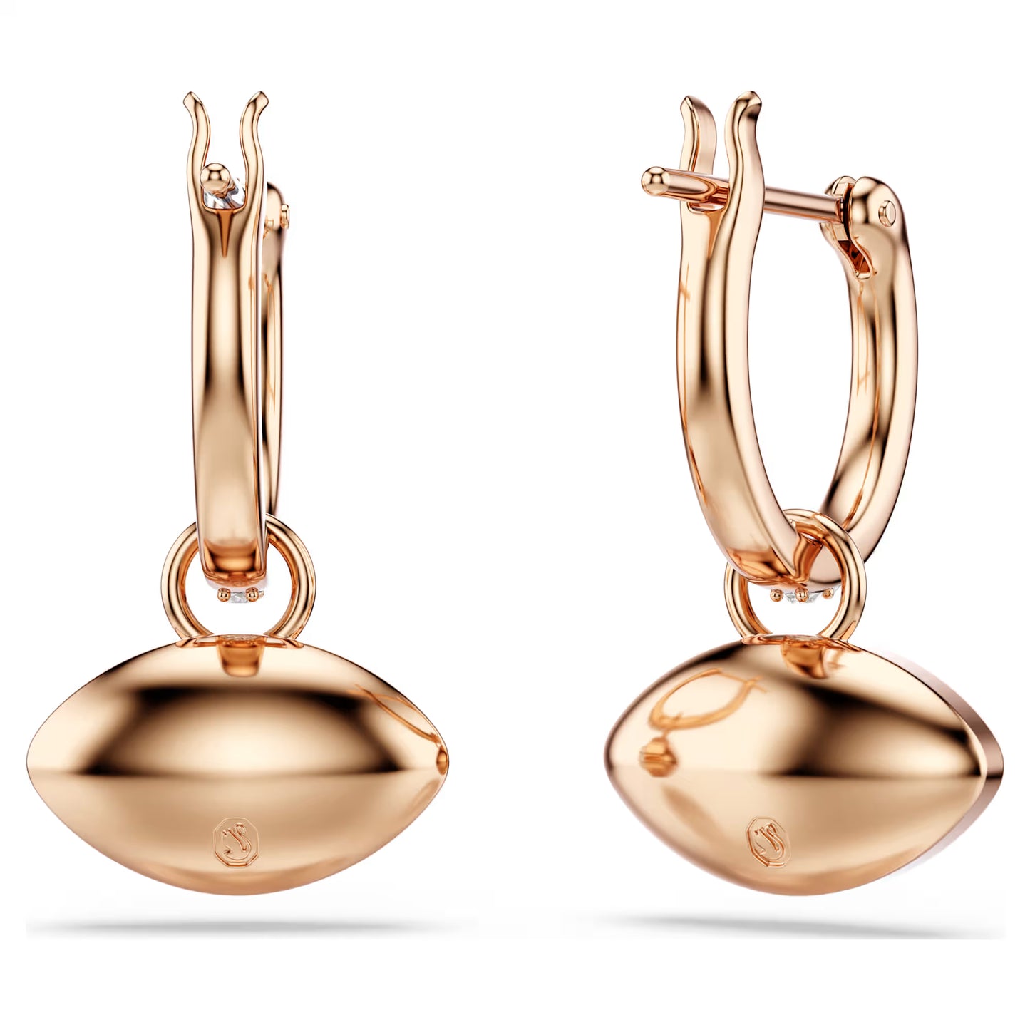 Symbolica drop earrings, Eye, Multicolored, Rose gold-tone plated