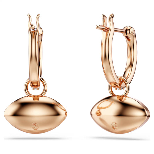 Symbolica drop earrings, Eye, Multicolored, Rose gold-tone plated