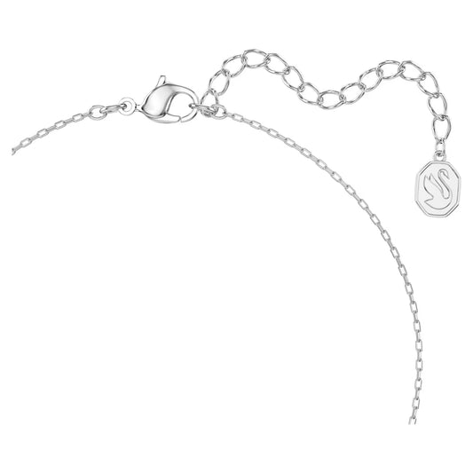 Symbolica pendant, Star, Blue, Rhodium plated