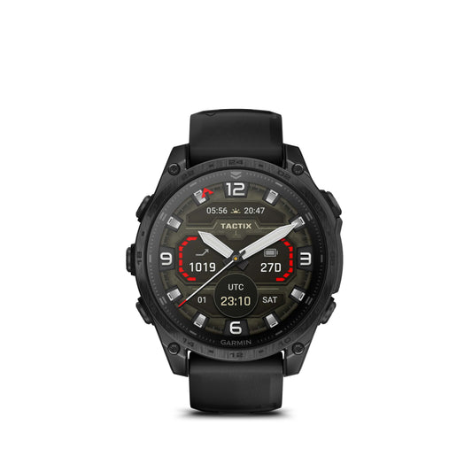 Garmin Tactix 8 47mm AMOLED Sapphire Titanium Black Silicone Band