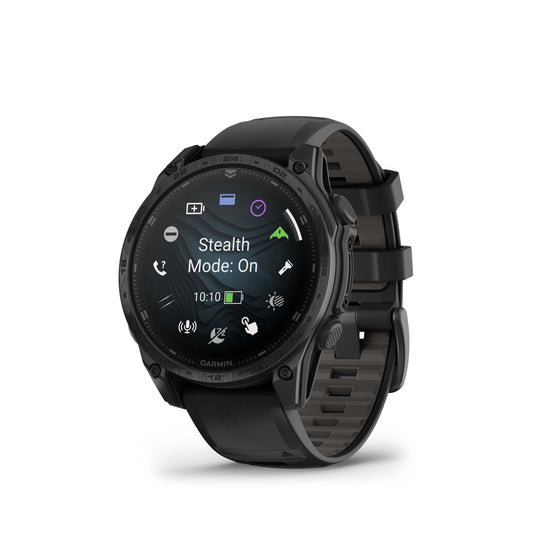 Garmin Tactix 8 47mm AMOLED Sapphire Titanium Black Silicone Band